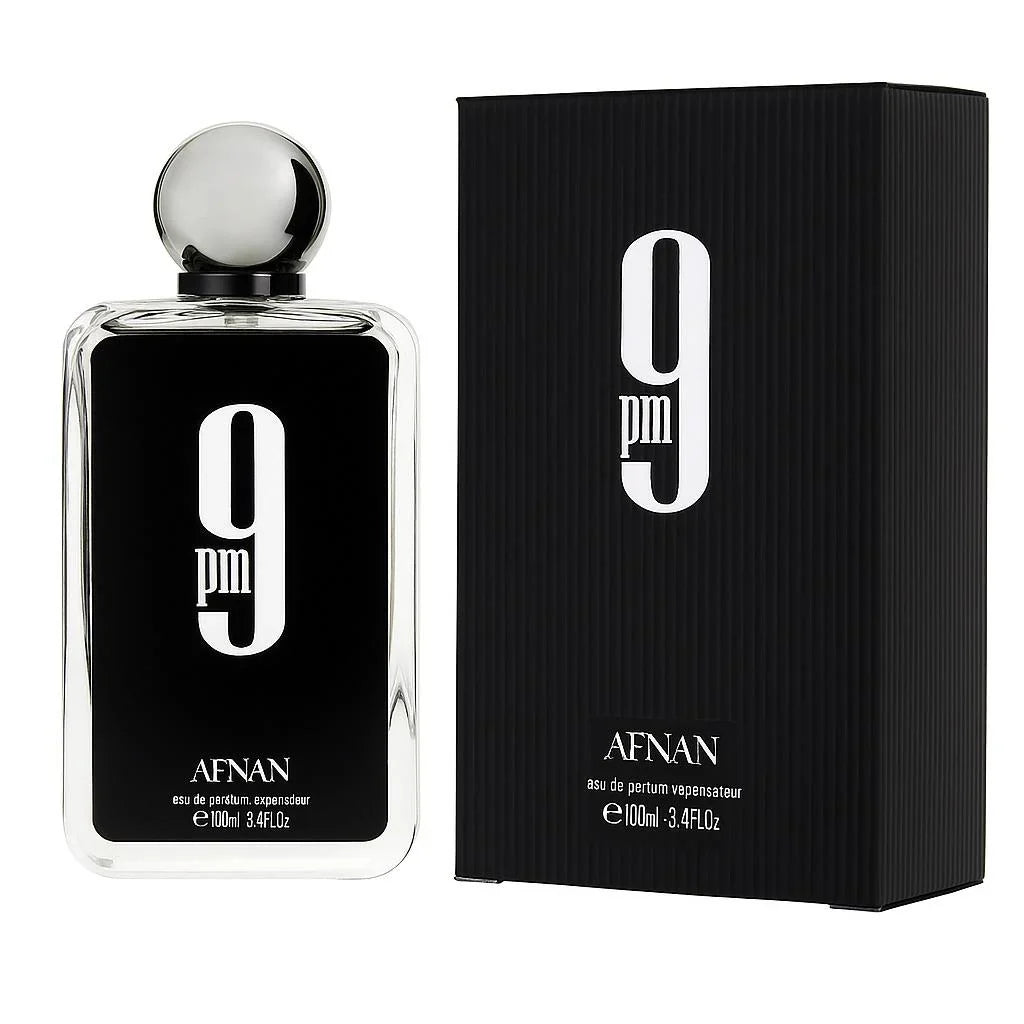 Afnan 9 PM Eau De Parfum 100ml / 3.4oz Men's Long Lasting Fragrance | Sealed