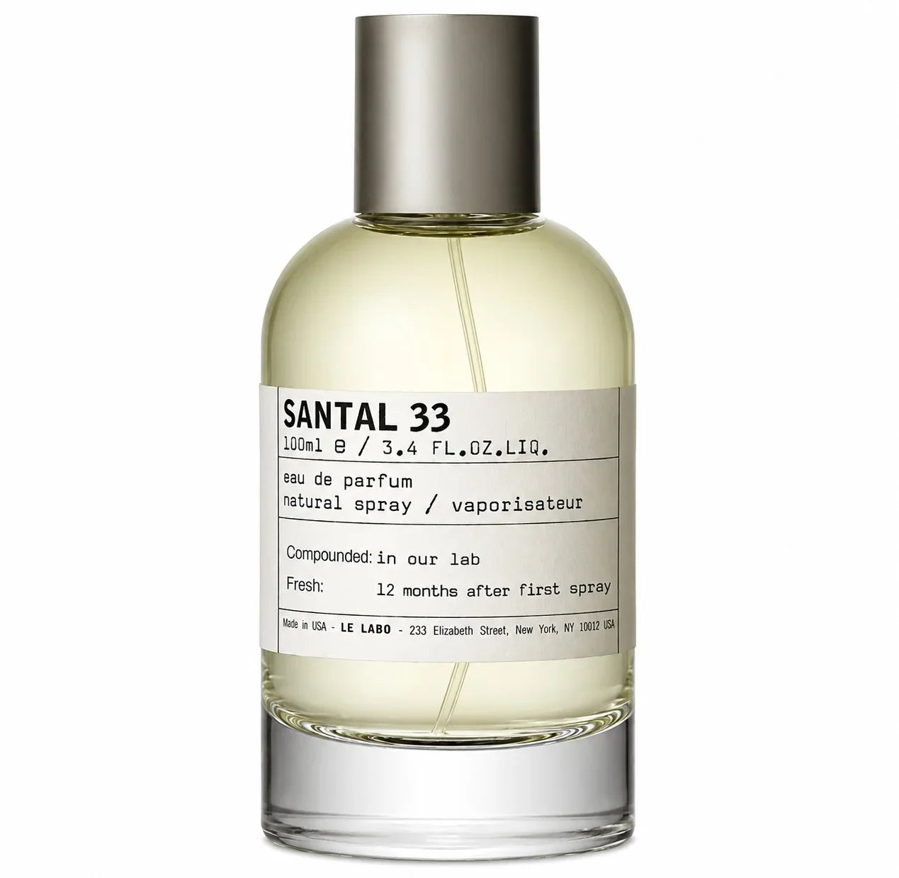 Le Labo Santal 33 Eau de Parfum Spray 3.4 oz / 100 ml Unisex – New in Box