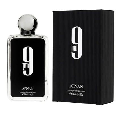 Afnan 9 PM Eau De Parfum 100ml / 3.4oz Men's Long Lasting Fragrance | Sealed