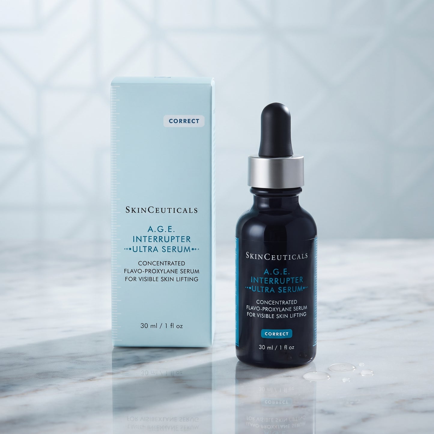 SkinCeuticals A.G.E. Interrupter Ultra Serum 1 oz / 30ml Anti-Aging Face Serum New Authentic