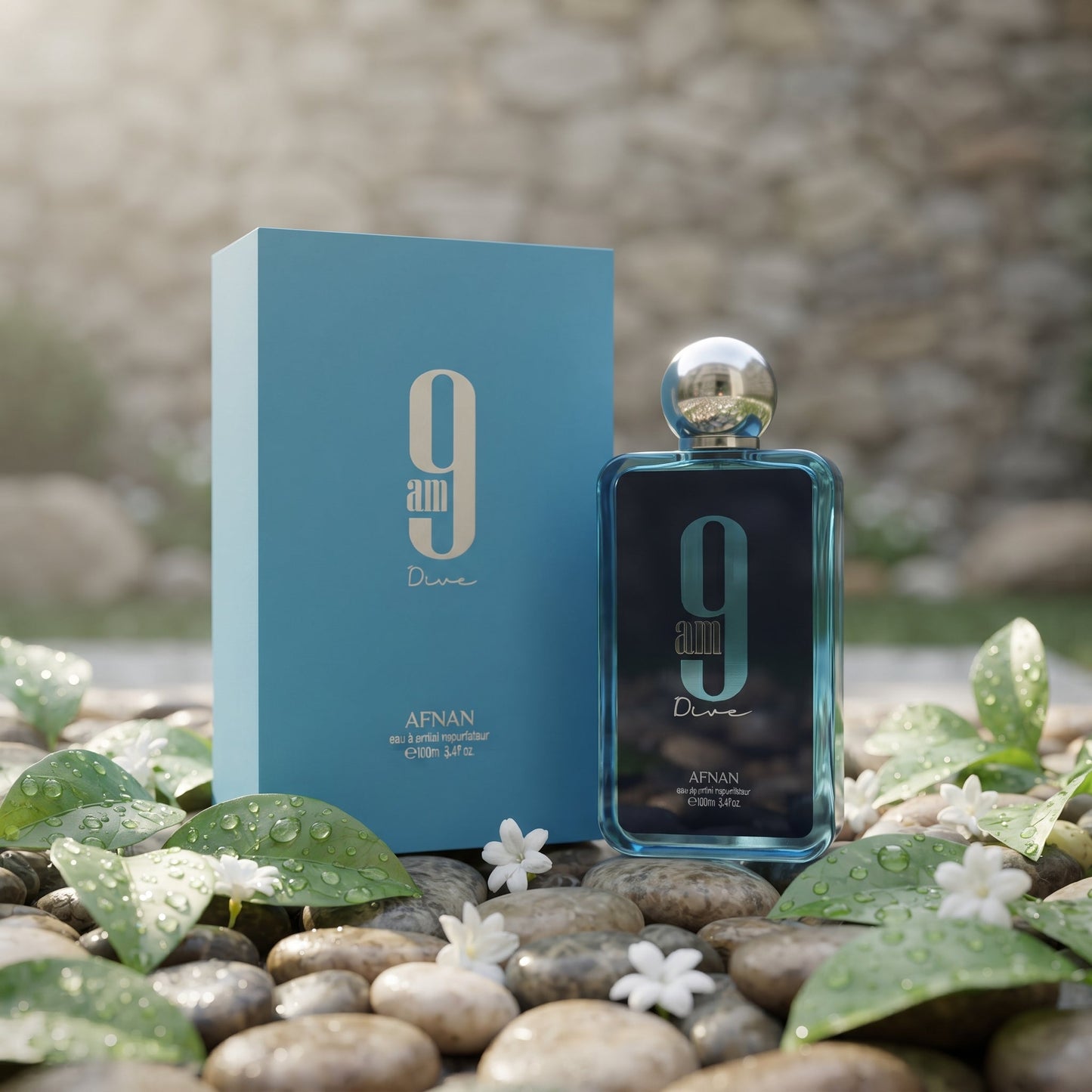 Afnan 9AM Dive Eau de Parfum EDP Cologne 3.4 oz / 100ml Unisex NEW Authentic
