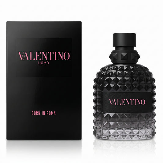 Valentino Uomo Born in Roma Eau de Toilette for Men – Luxury Woody Aromatic Fragrance