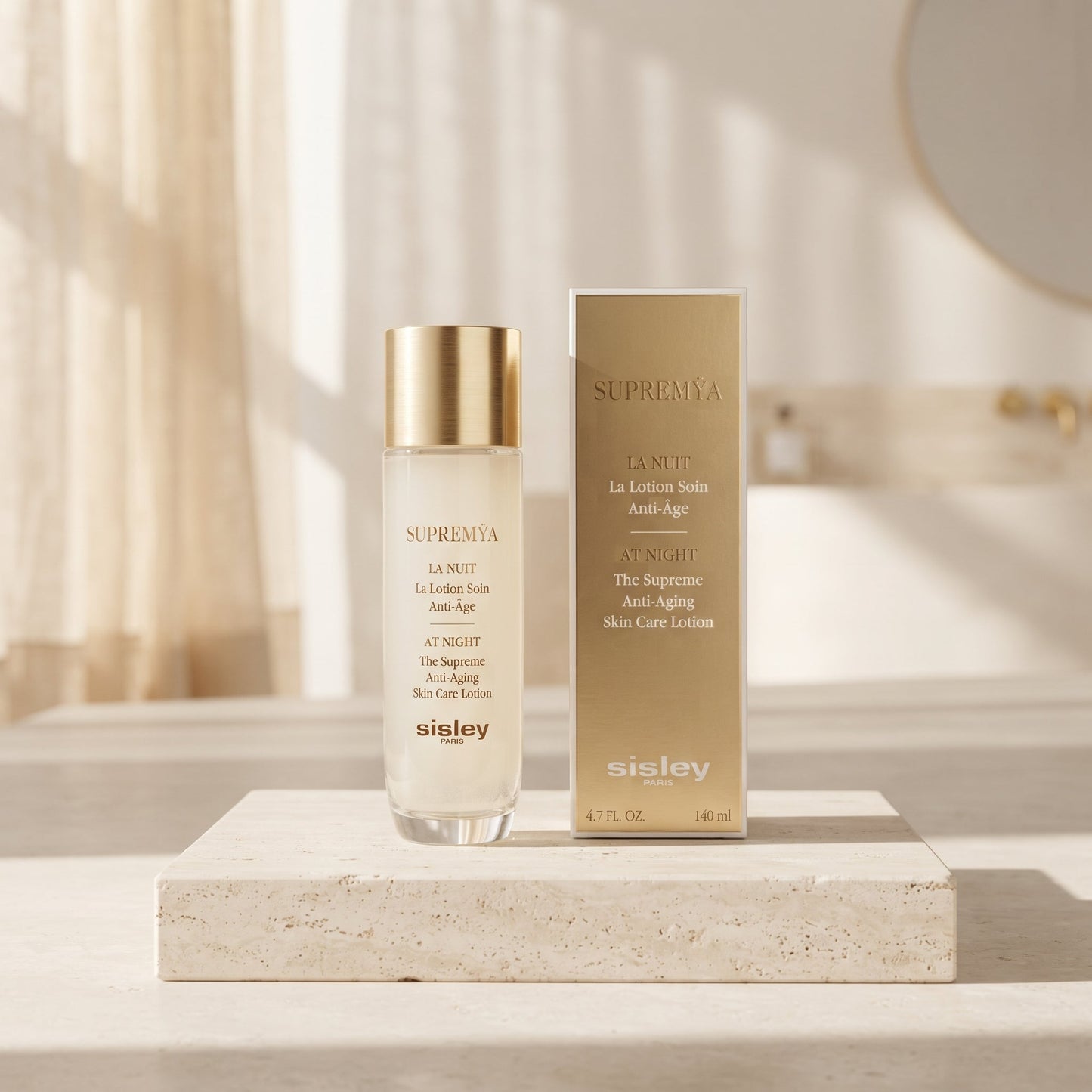 Sisley Supremÿa At Night The Supreme Anti-Aging Lotion 4.7 oz / 140ml New Authentic No Box