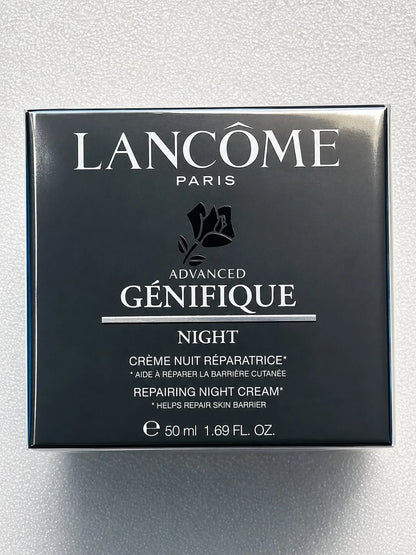 Lancôme Advanced Génifique Night Repairing Cream 50ml / 1.69oz Youth Activating Moisturizer NEW In Box