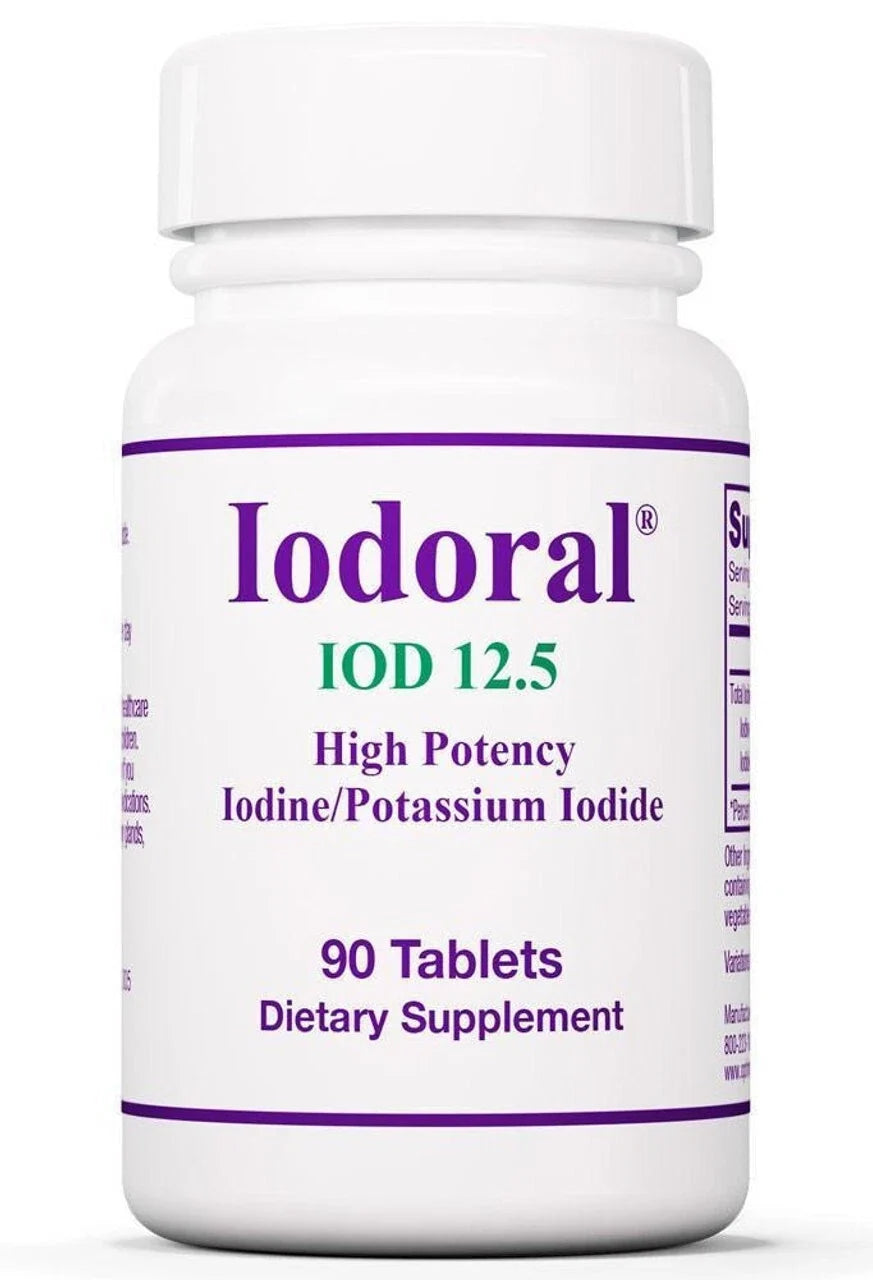 Optimox Iodoral IOD 12.5 High Potency Iodine Potassium Iodide – 90 Tablets