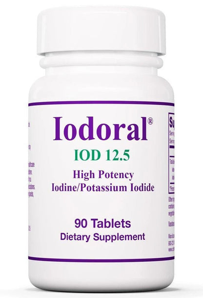Optimox Iodoral IOD 12.5 High Potency Iodine Potassium Iodide – 90 Tablets